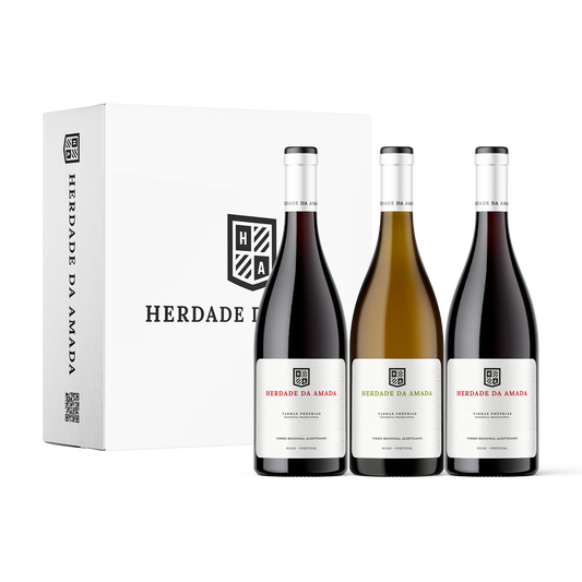 Herdade Da Amada 2 Tinto Colheita 2023 e 1 Branco Colheita 2024
